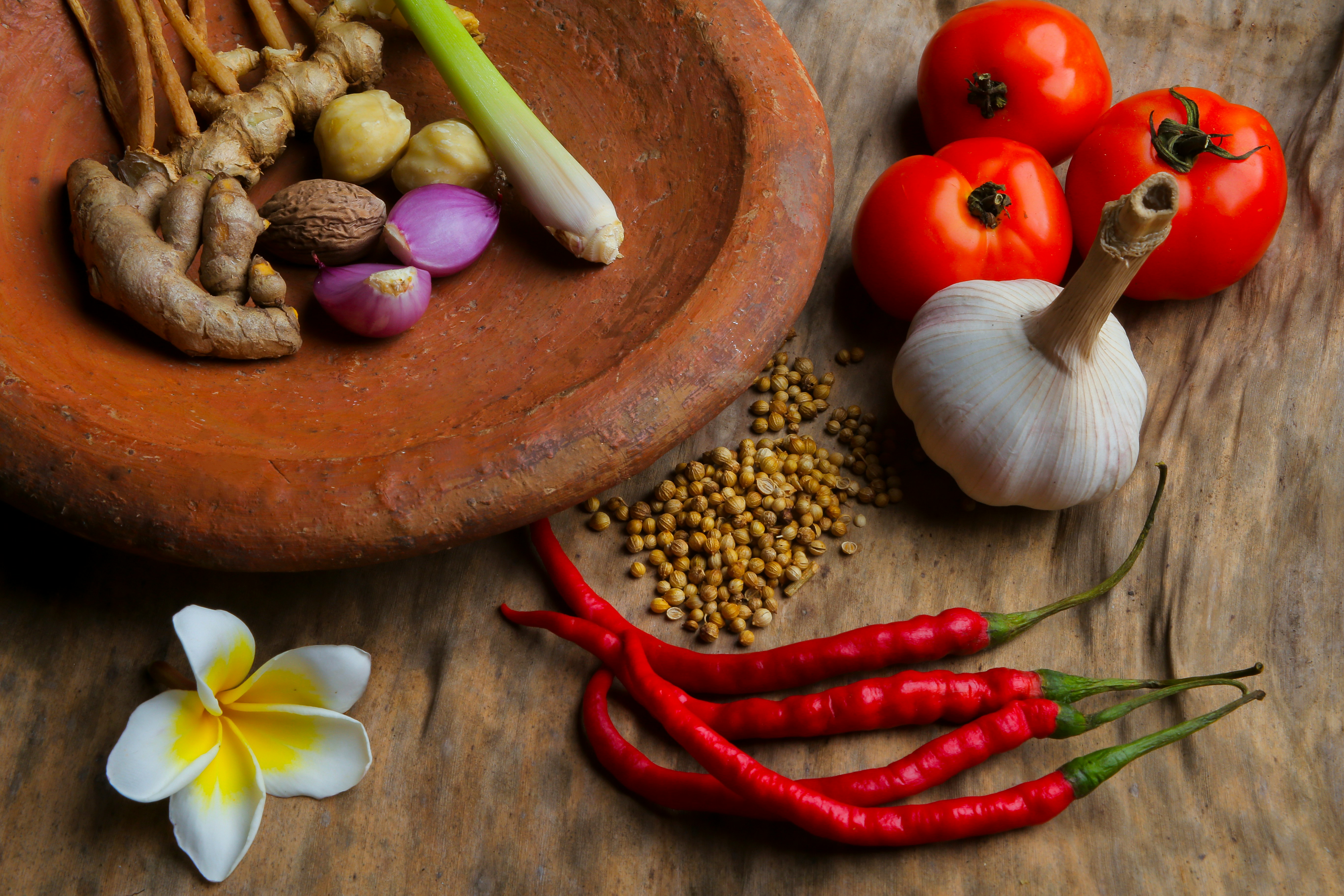 Premium ingredients and spices