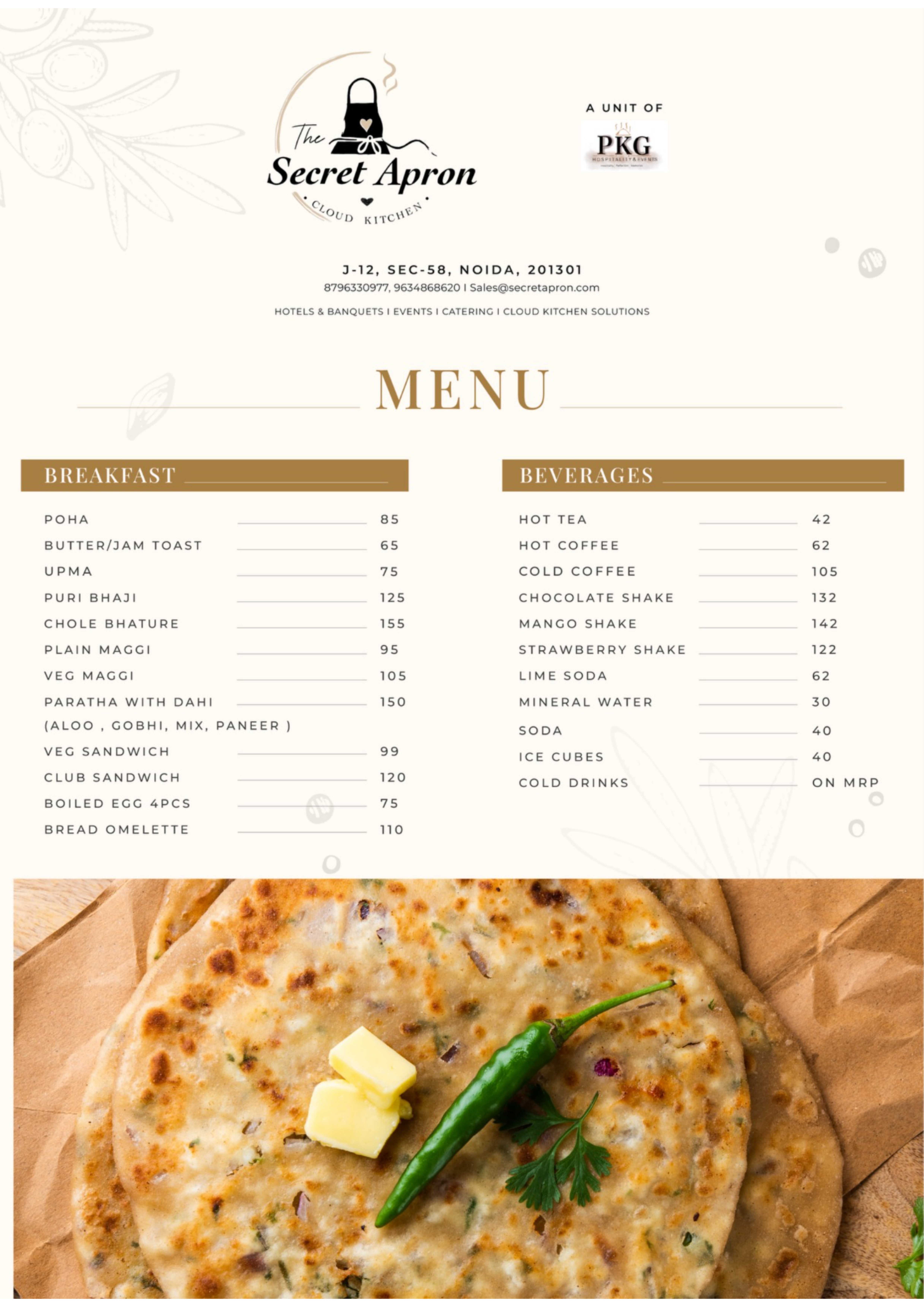 Menu Page 1