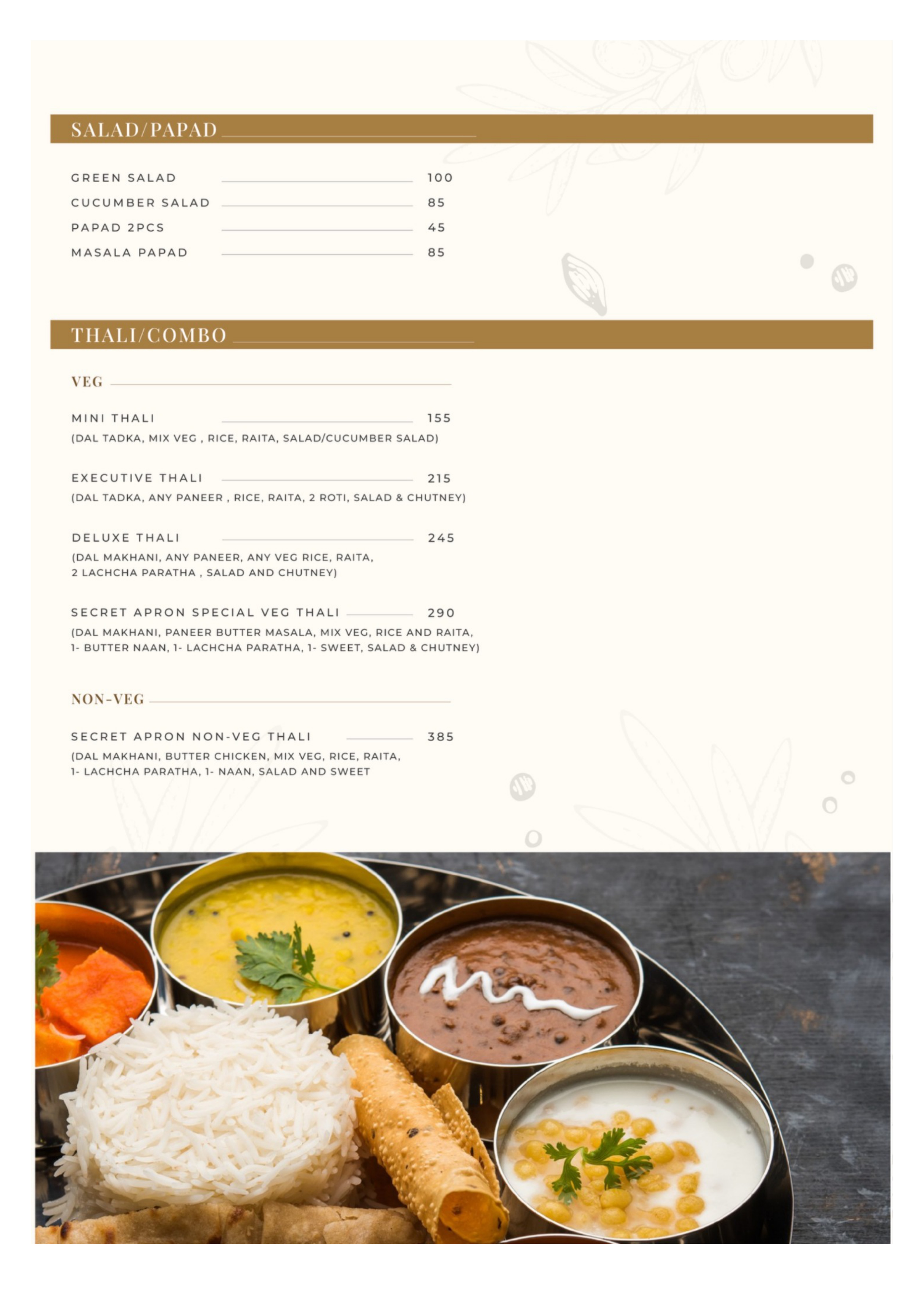 Menu Page 6